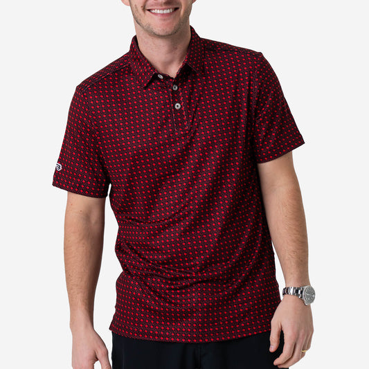 Father and Son Bundle - Performance Polo - Texas - Black & Red