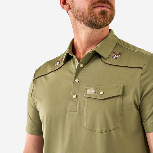 B*B様 Polo by Ralph Lauren ディアスキン　シャツ PSPP-WTD-GRN-65-MODEL-