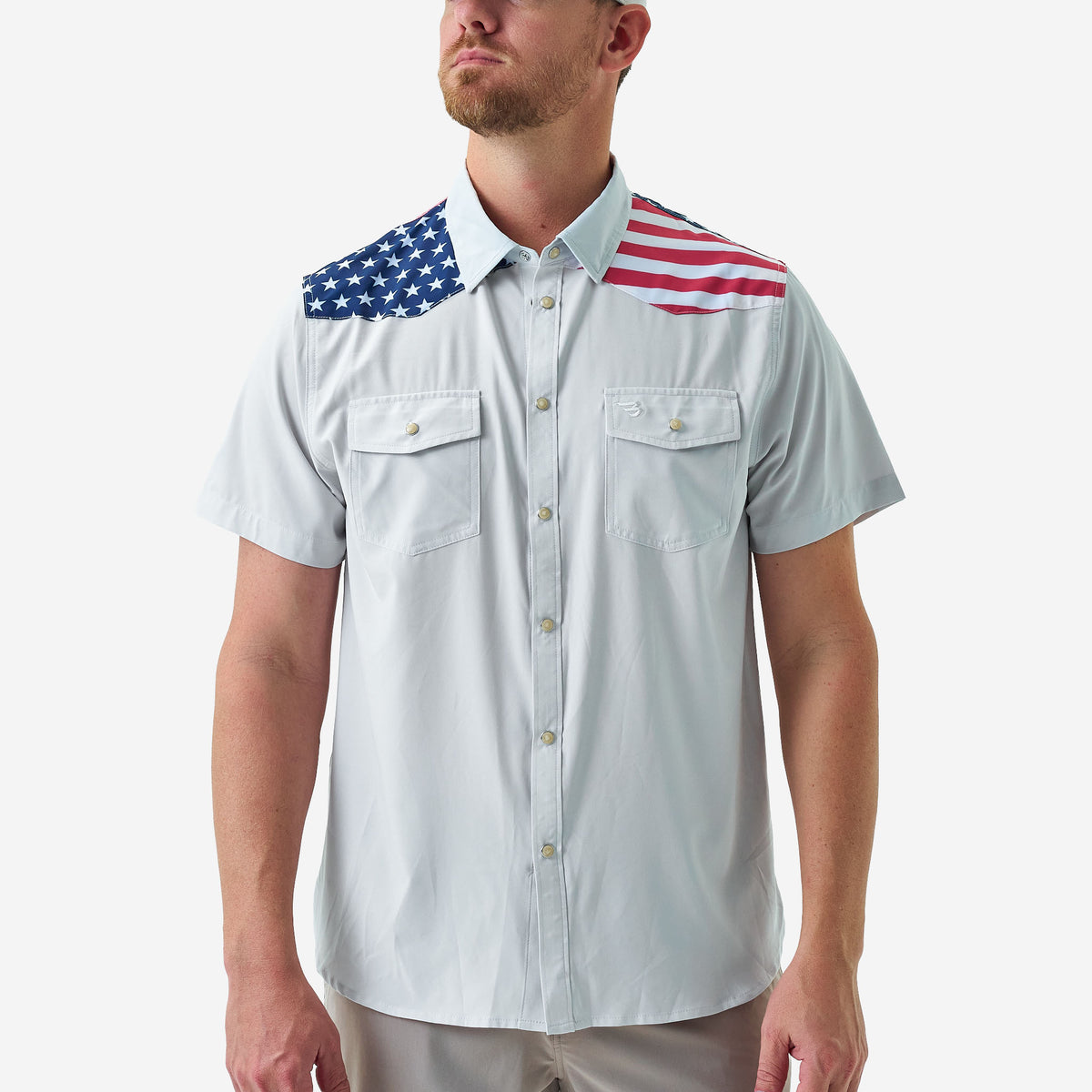 american flag dress shirt All American Performance Western Shirt