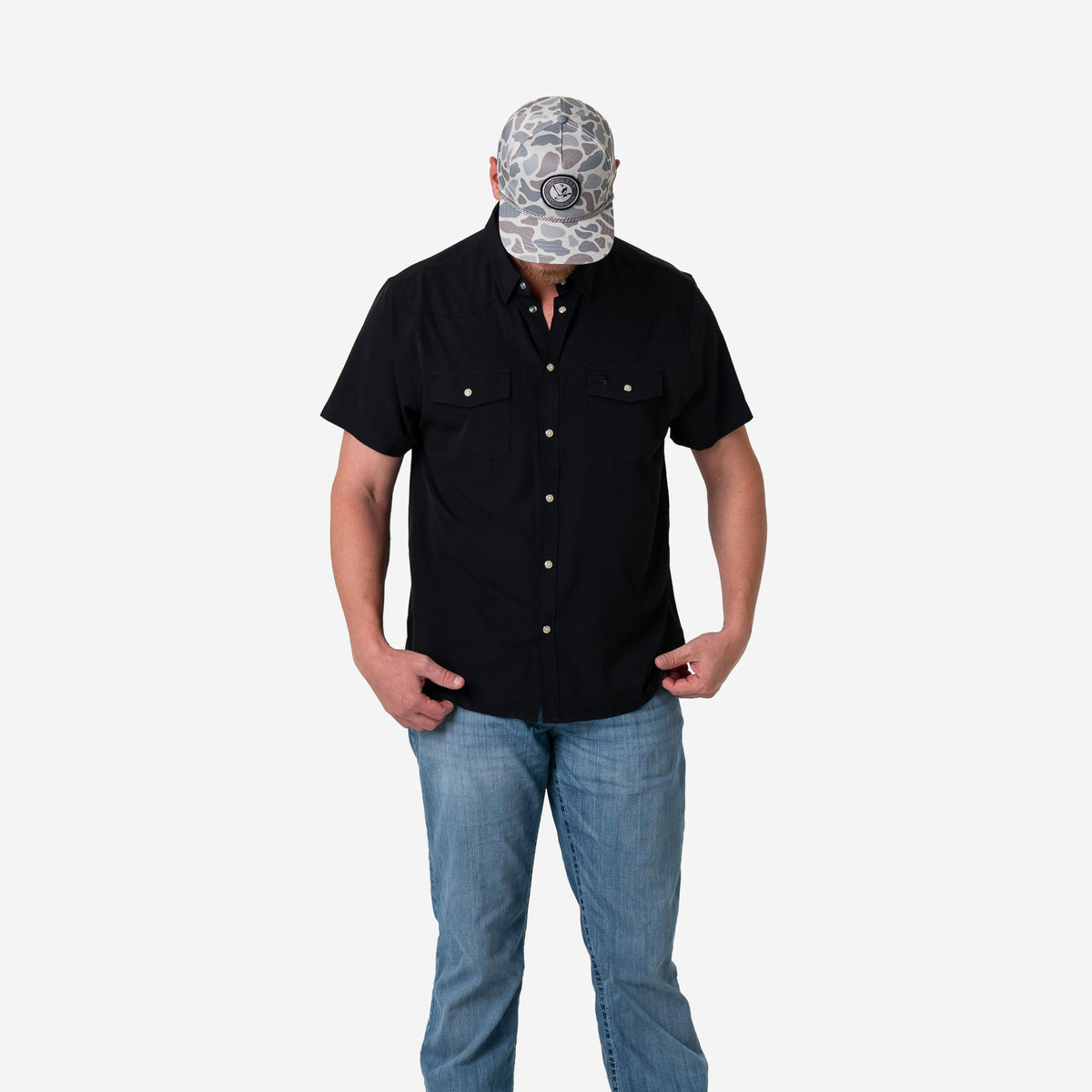 Burlebo Black Performance Western Shirt XL Burlebo Black Performance Western Shirt XL