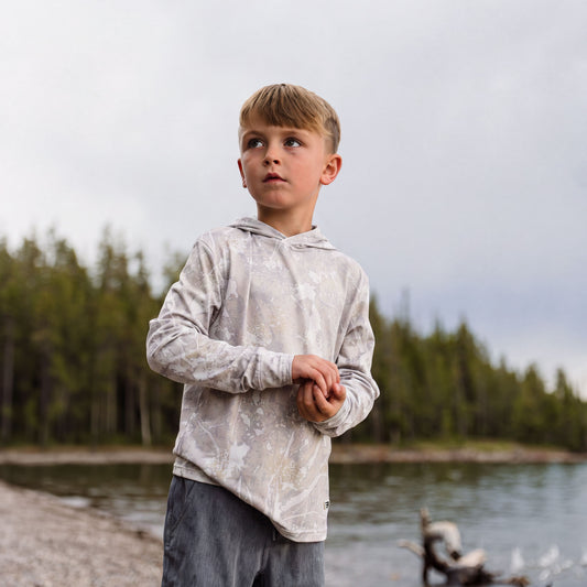 Youth Performance Hoodie - Drifter Camo