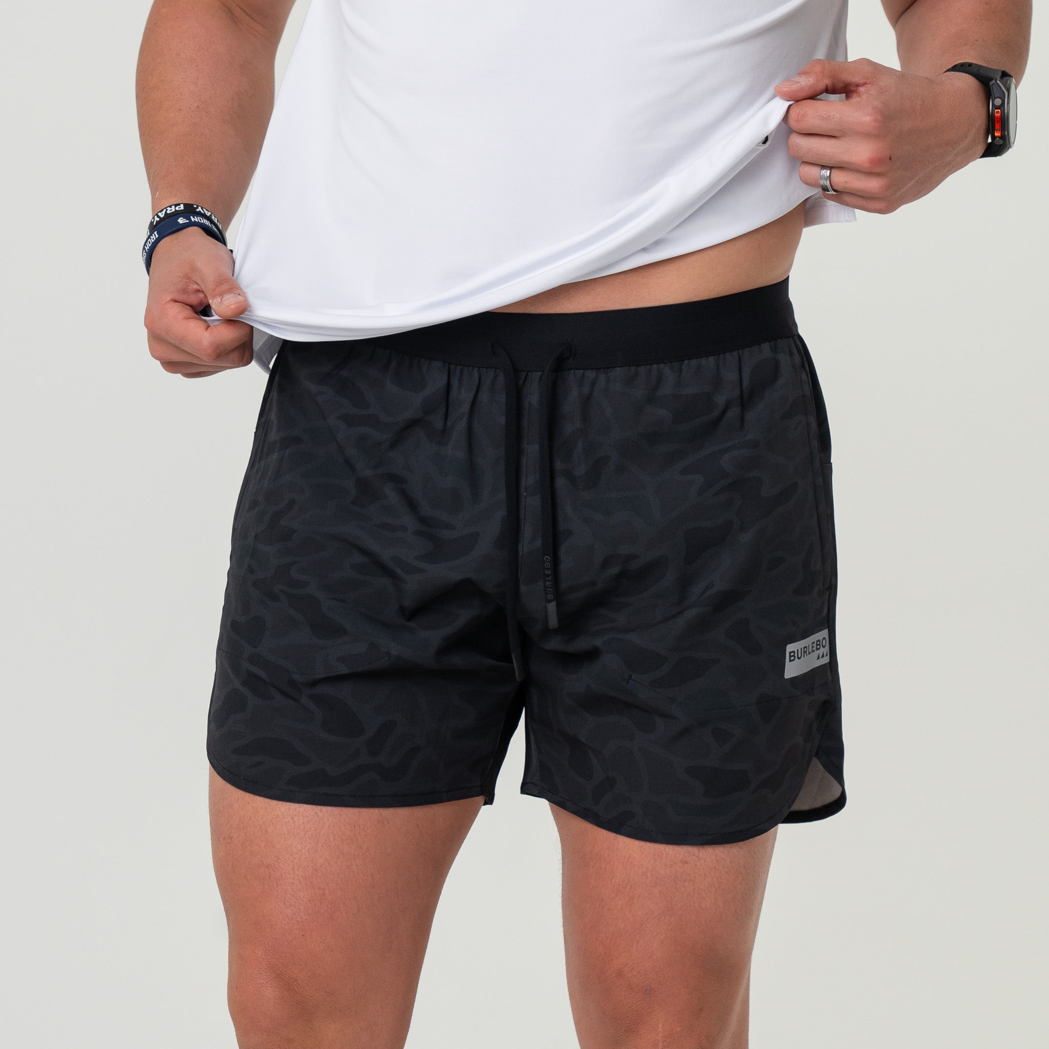 ◆BADBLOOD◆ Vintage Club Scott Shorts Black Camo Athletic Shorts- Black Camo – Within Athletics