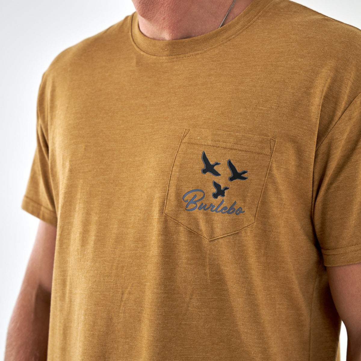 Short Sleeve Tee - Duck and Dog - Light Brown