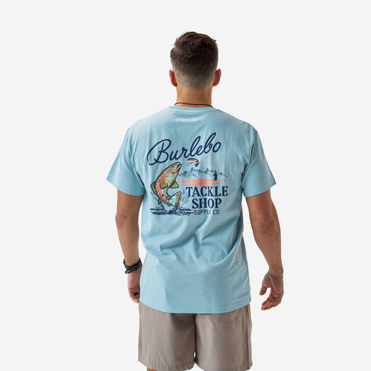 Father and Son Bundle - Short Sleeve Tee - Tackle Shop - Sky Blue
