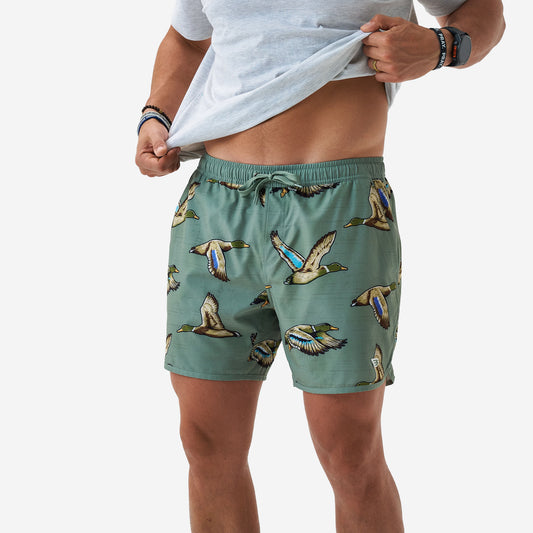 Swim Trunk - Jumbo Mallards - Green