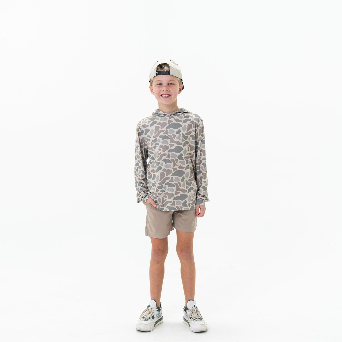 Youth Performance Hoodie - Classic Deer Camo