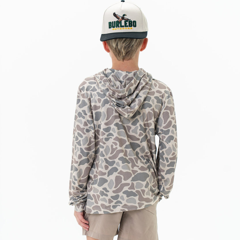 Burlebo-Youth - Thermal Hoodie - Classic Deer Camo main image 1
