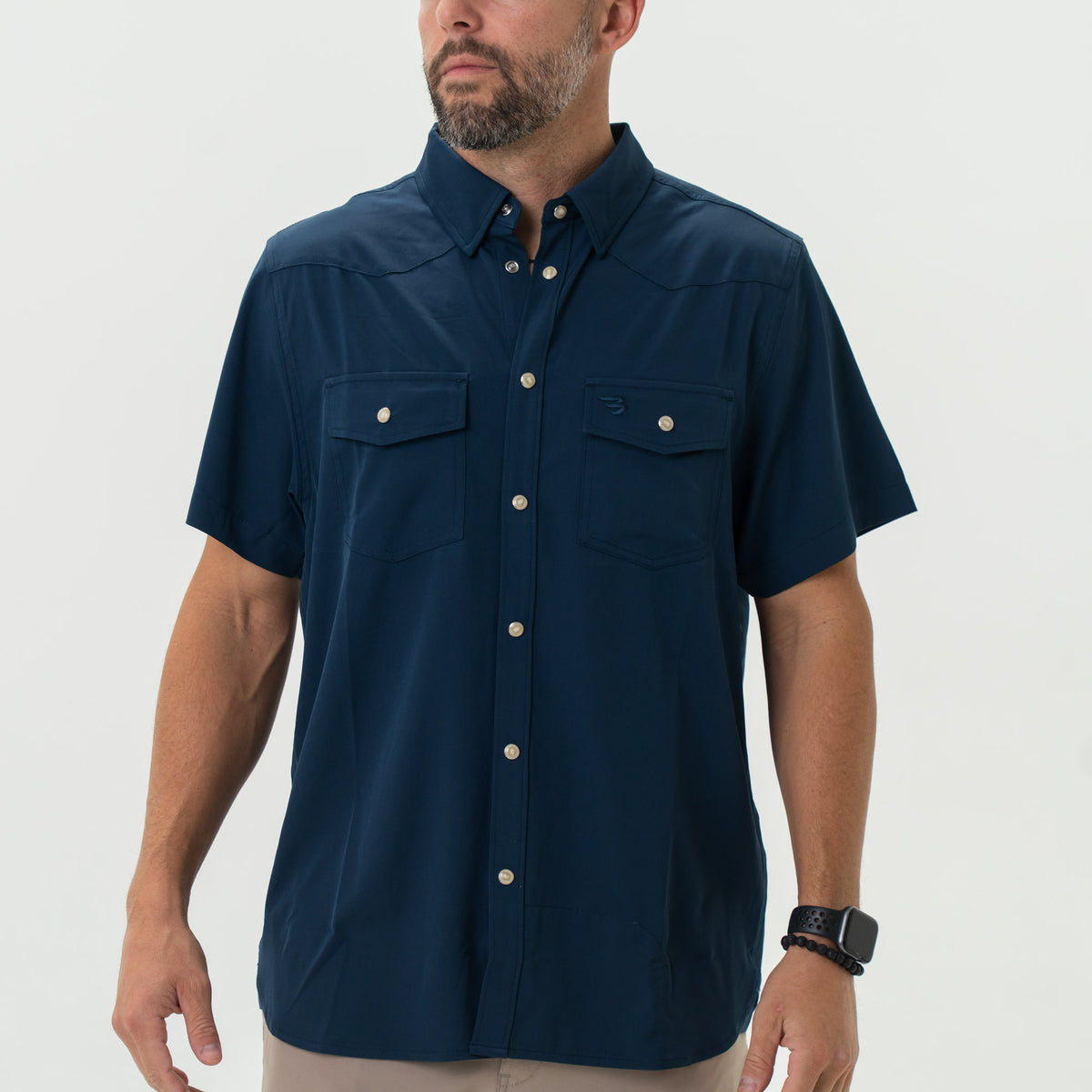 Performance Western Shirt - Navy