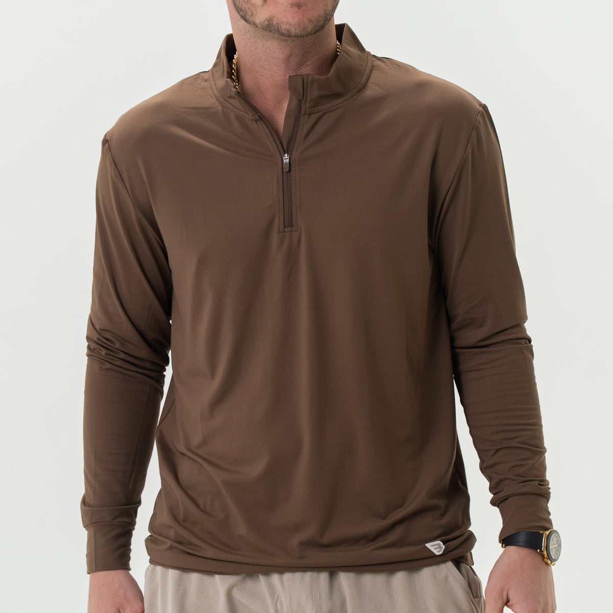 Performance Quarter Zip - Heather Brown