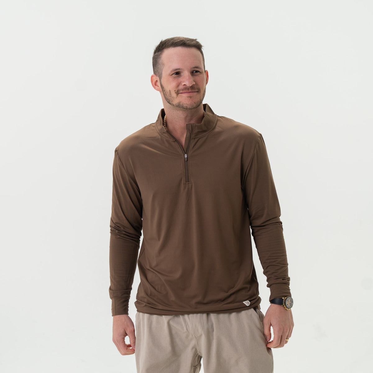 Performance Quarter Zip - Heather Brown