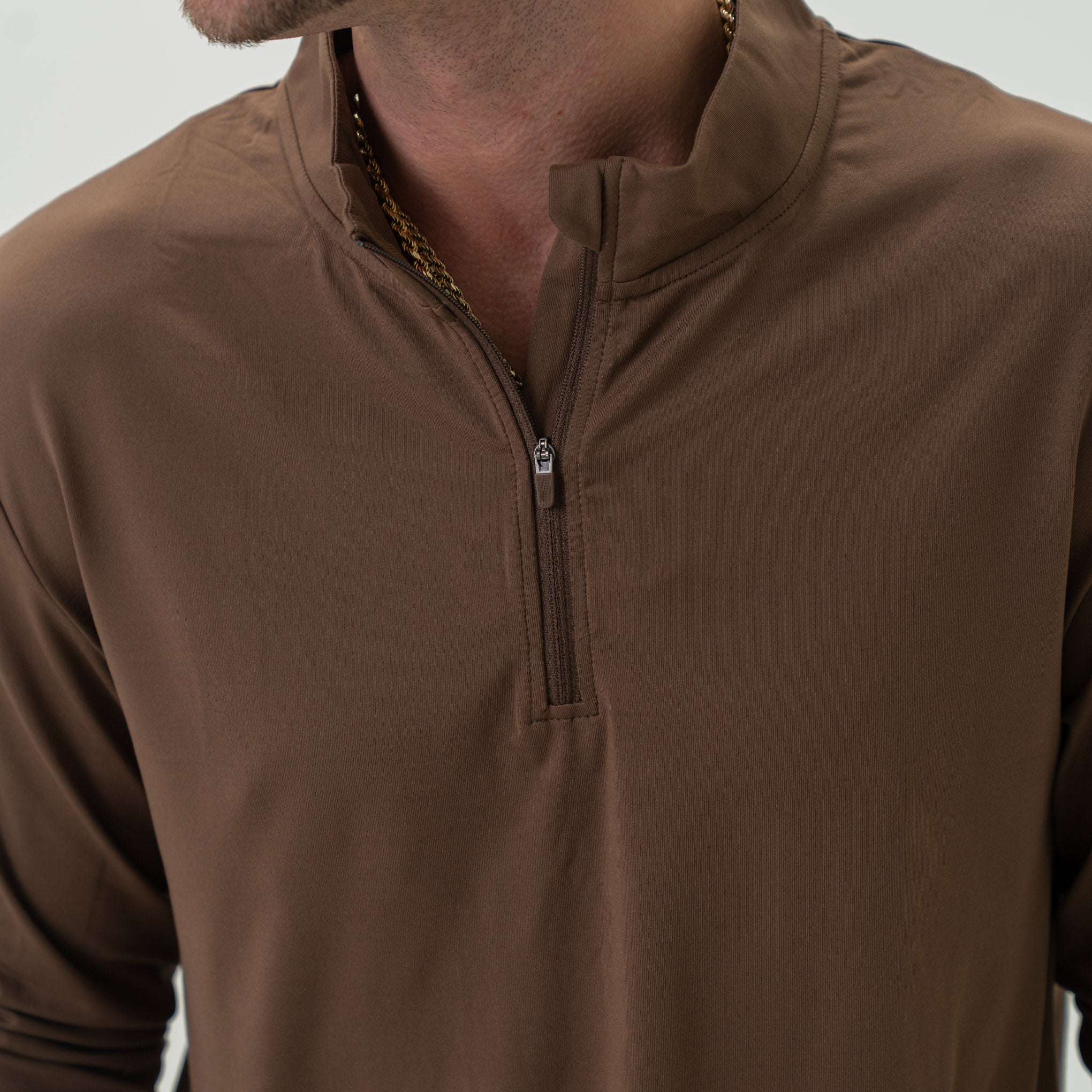 Performance Quarter Zip - Heather Brown – BURLEBO