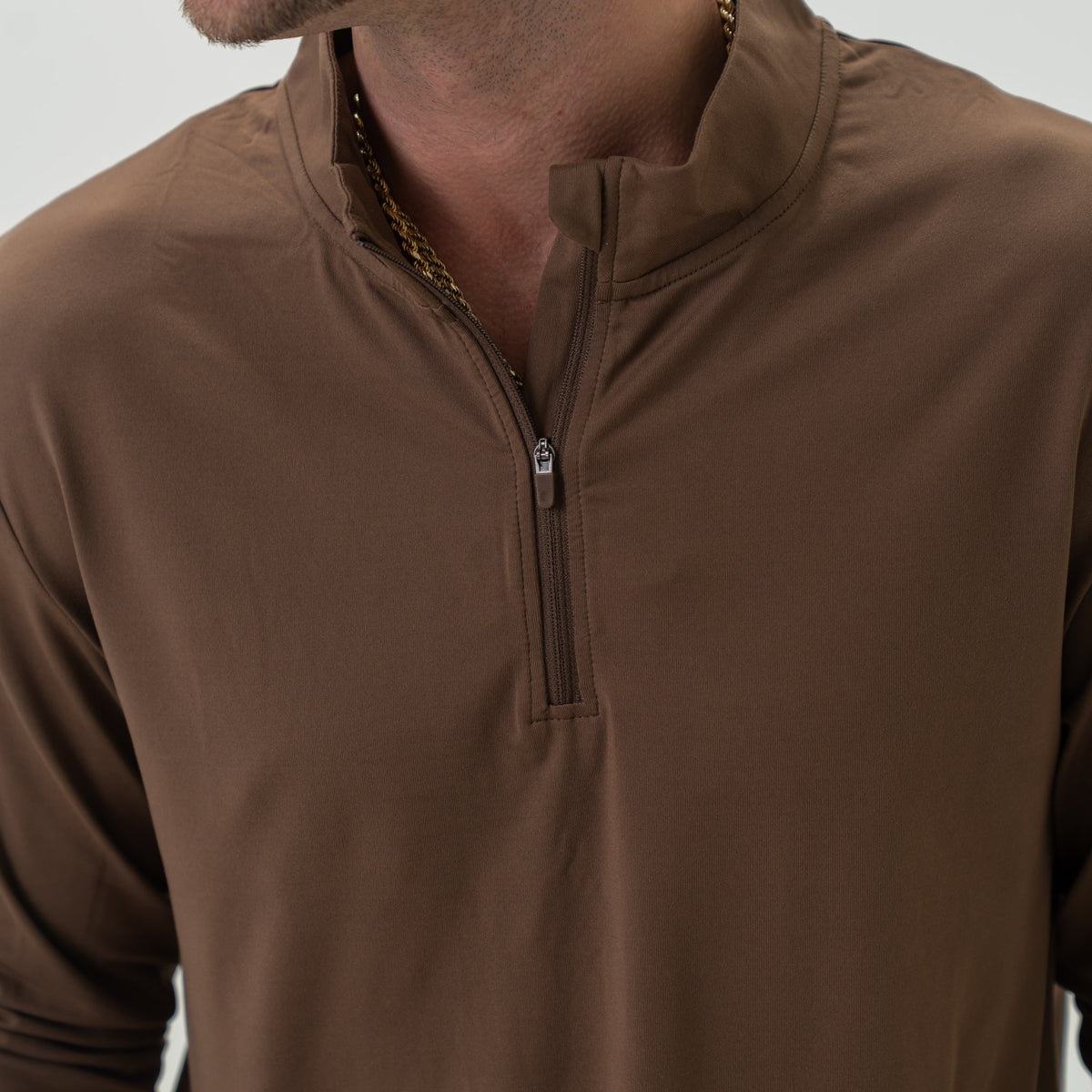 Performance Quarter Zip - Heather Brown