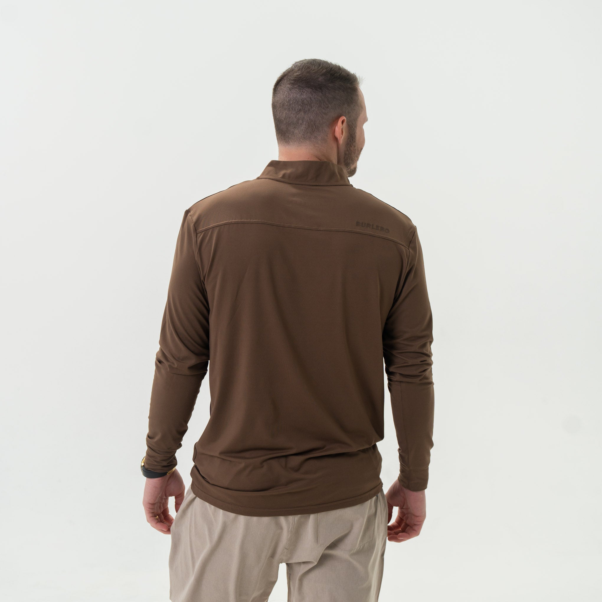 Performance Quarter Zip - Heather Brown – BURLEBO