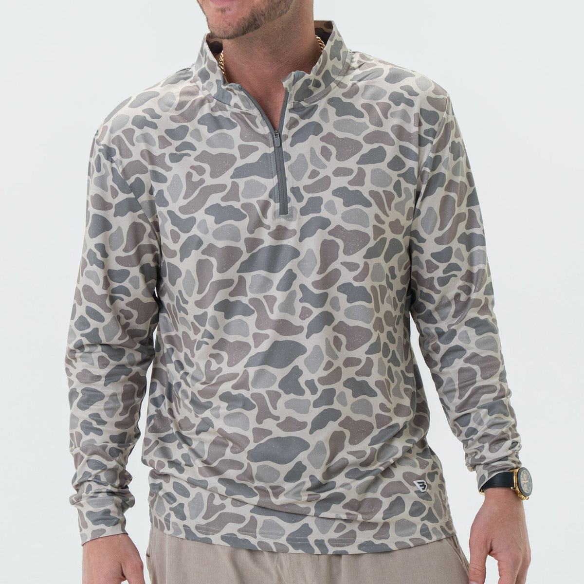 Performance Quarter Zip - Classic Deer Camo