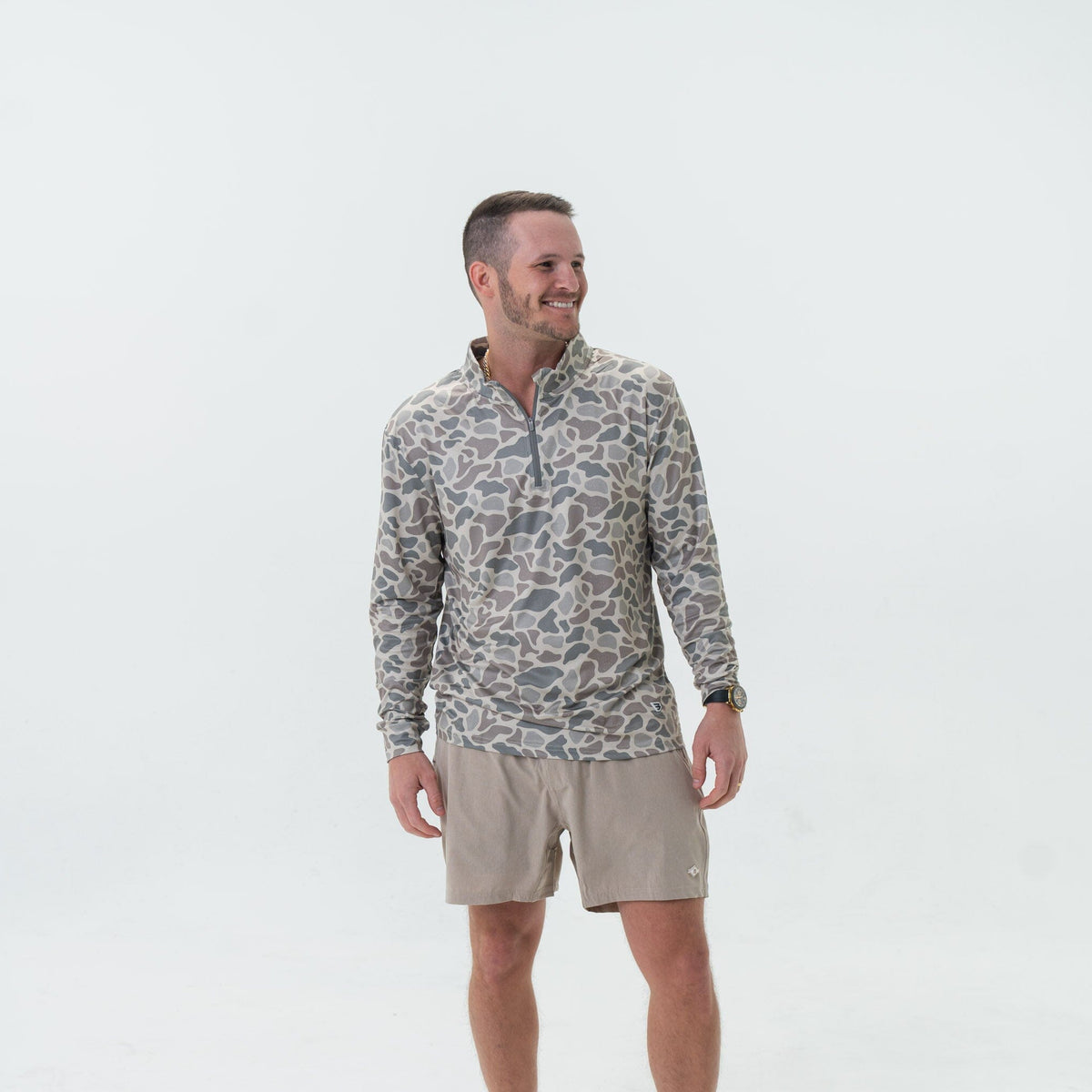 Performance Quarter Zip - Classic Deer Camo