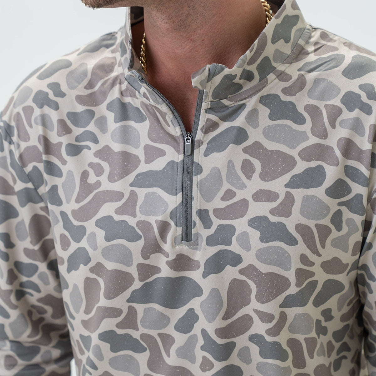 Performance Quarter Zip - Classic Deer Camo