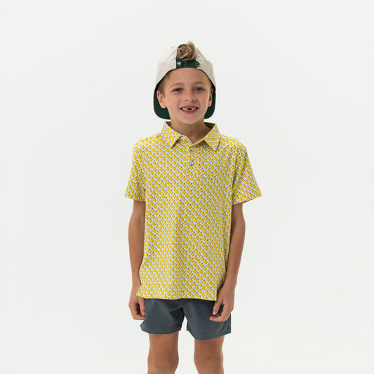 Youth Performance Polo - Texas Tee Time