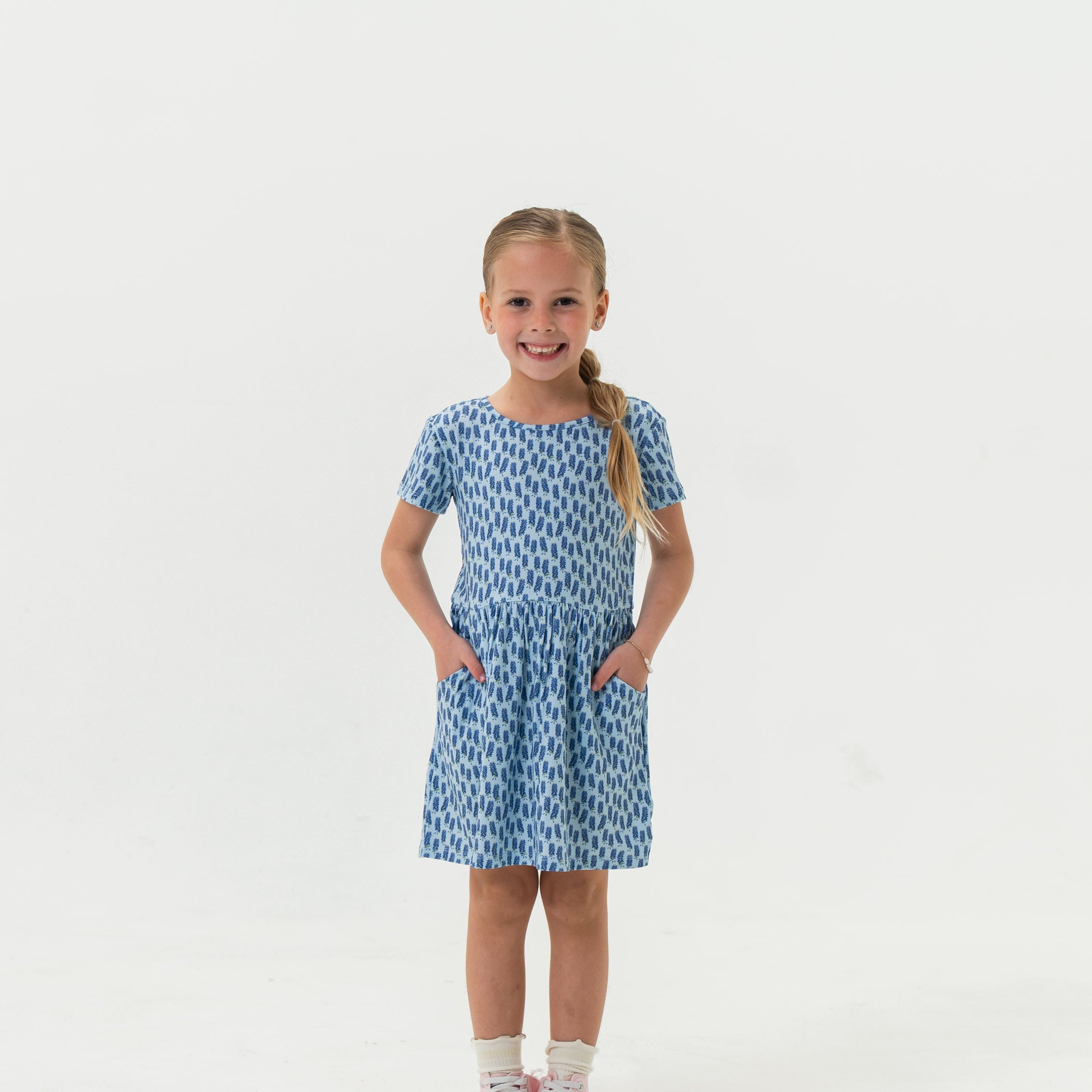 Youth Moxie Dress - Bluebonnet | Burlebo 2T Youth Moxie Dress - Bluebonnet | Burlebo 2T