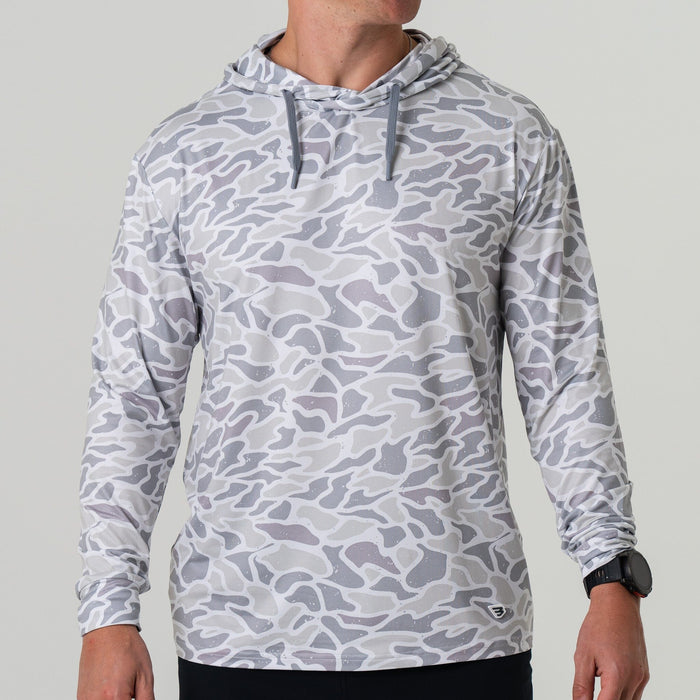 Performance Hoodie White Camo BURLEBO — free download