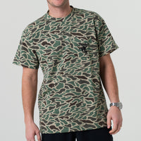 SS - Retro Duck Camo - Burlebo Outdoors Pocket Tee