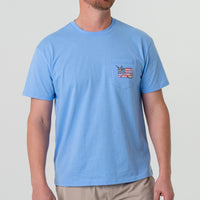 SS - BURLEBO Patch Flag - Heather Periwinkle