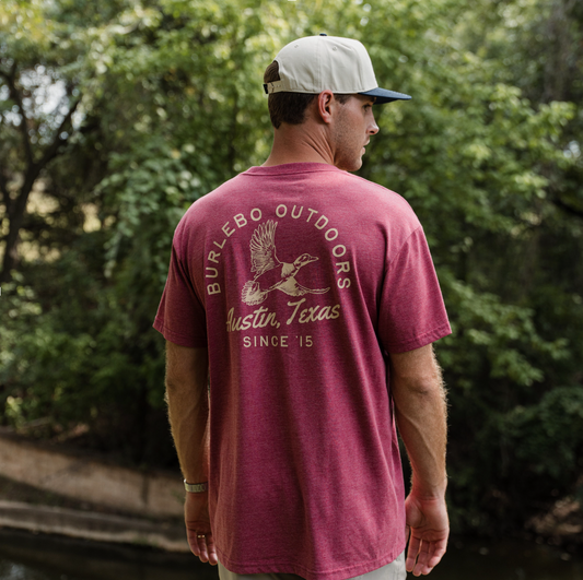 Short Sleeve Tee - Classic Duck - Heather Red