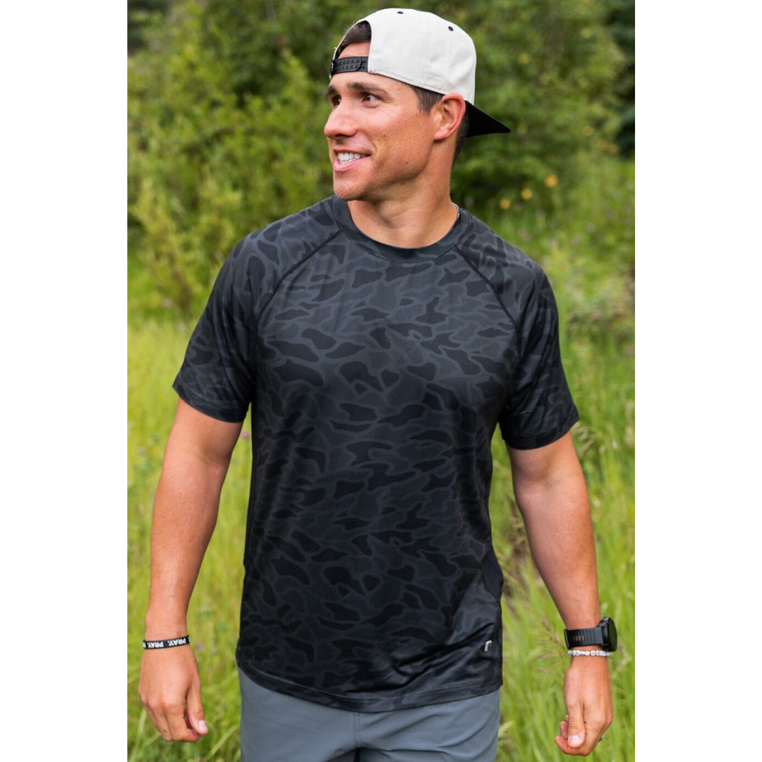 Performance Tee - SS - Black Camo