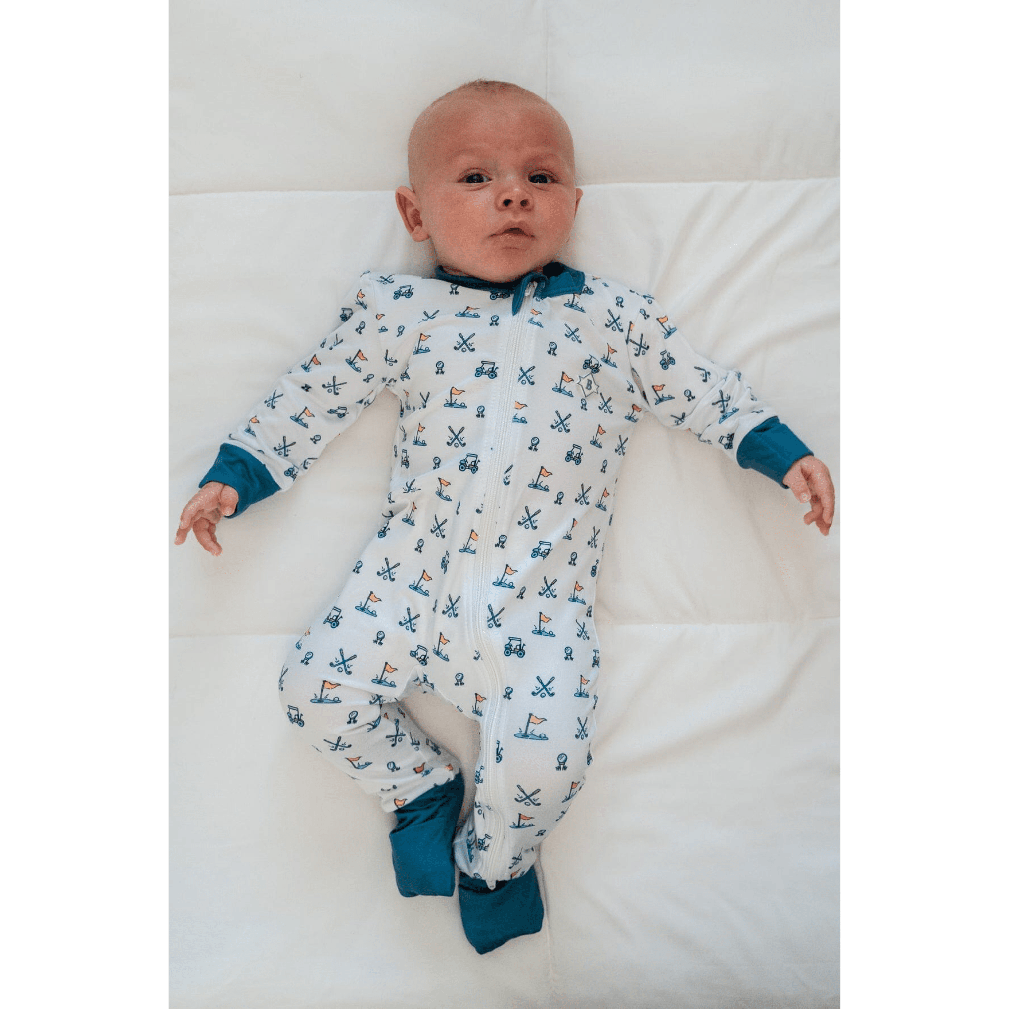 Hole in One Baby Zip Up | Golf Infant Gift | BURLEBO Hole in One Baby Zip Up | Golf Infant Gift | BURLEBO