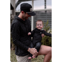 Baby Zip Up - Black Camo