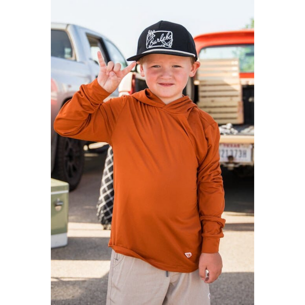 Youth Performance Hoodie - Orange