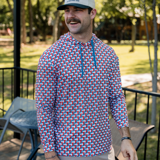 Performance Hoodie - Texas Flag