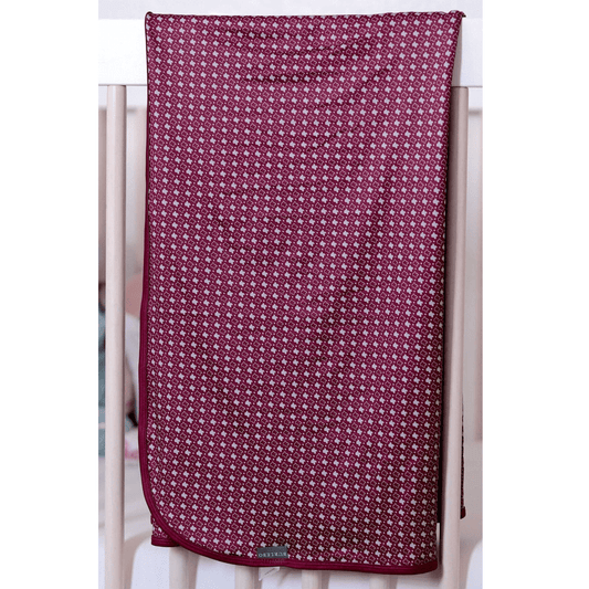 Baby Swaddle - Texas - Maroon & Grey