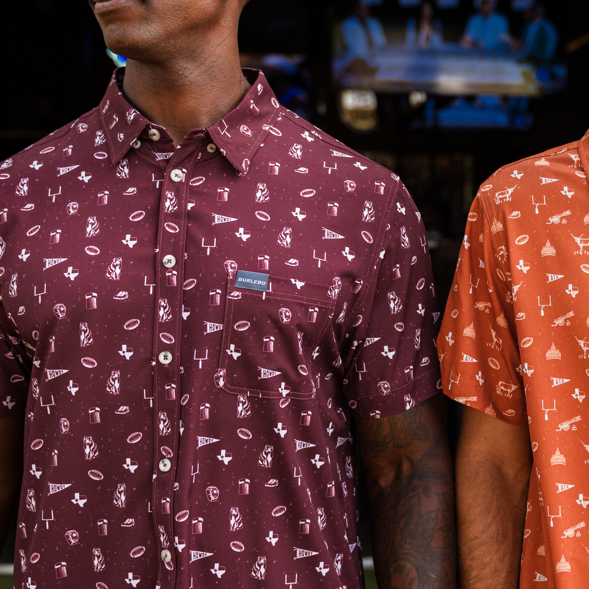 Performance Button Up - Gameday in College Station