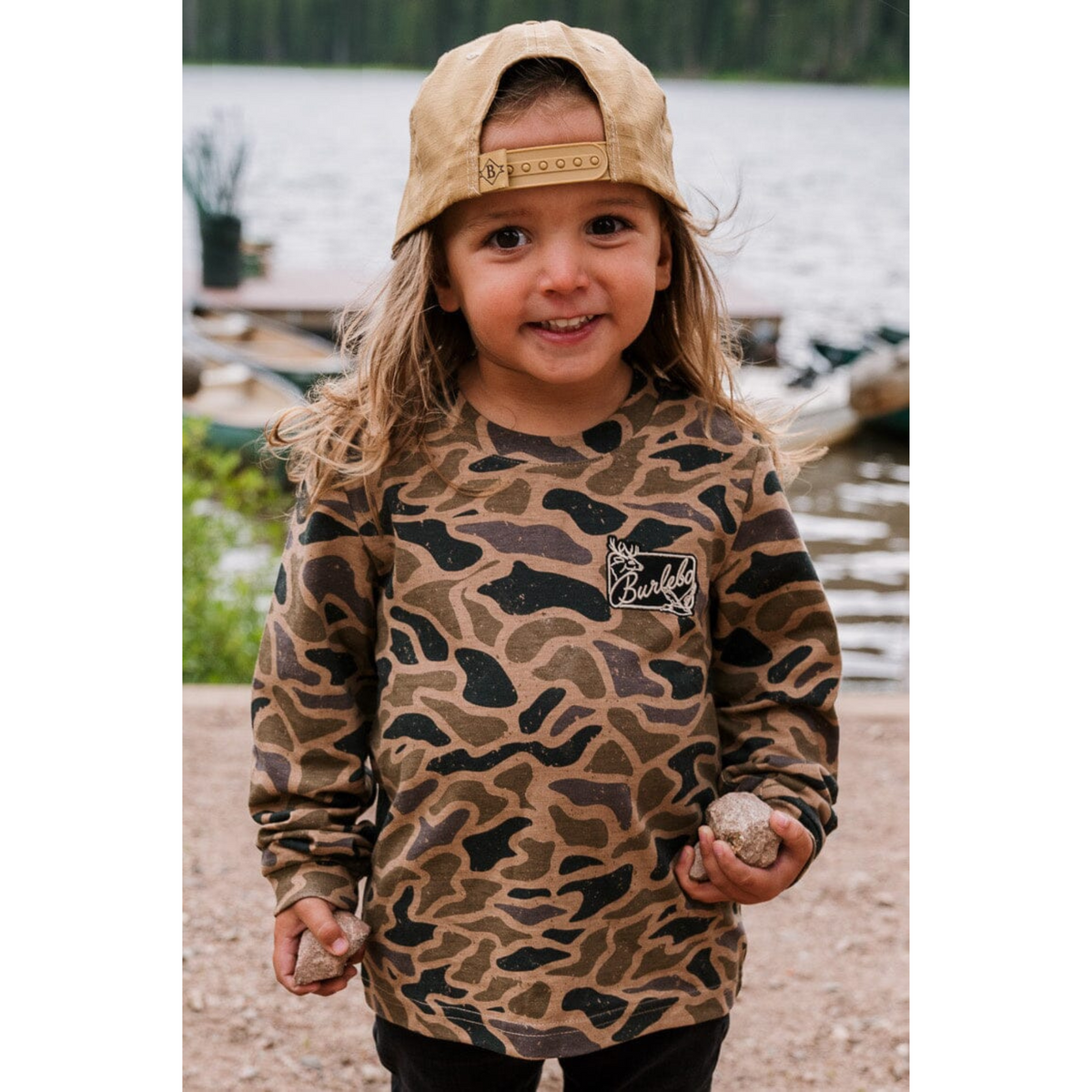 Youth - Long Sleeve Tee - Gauge Camo