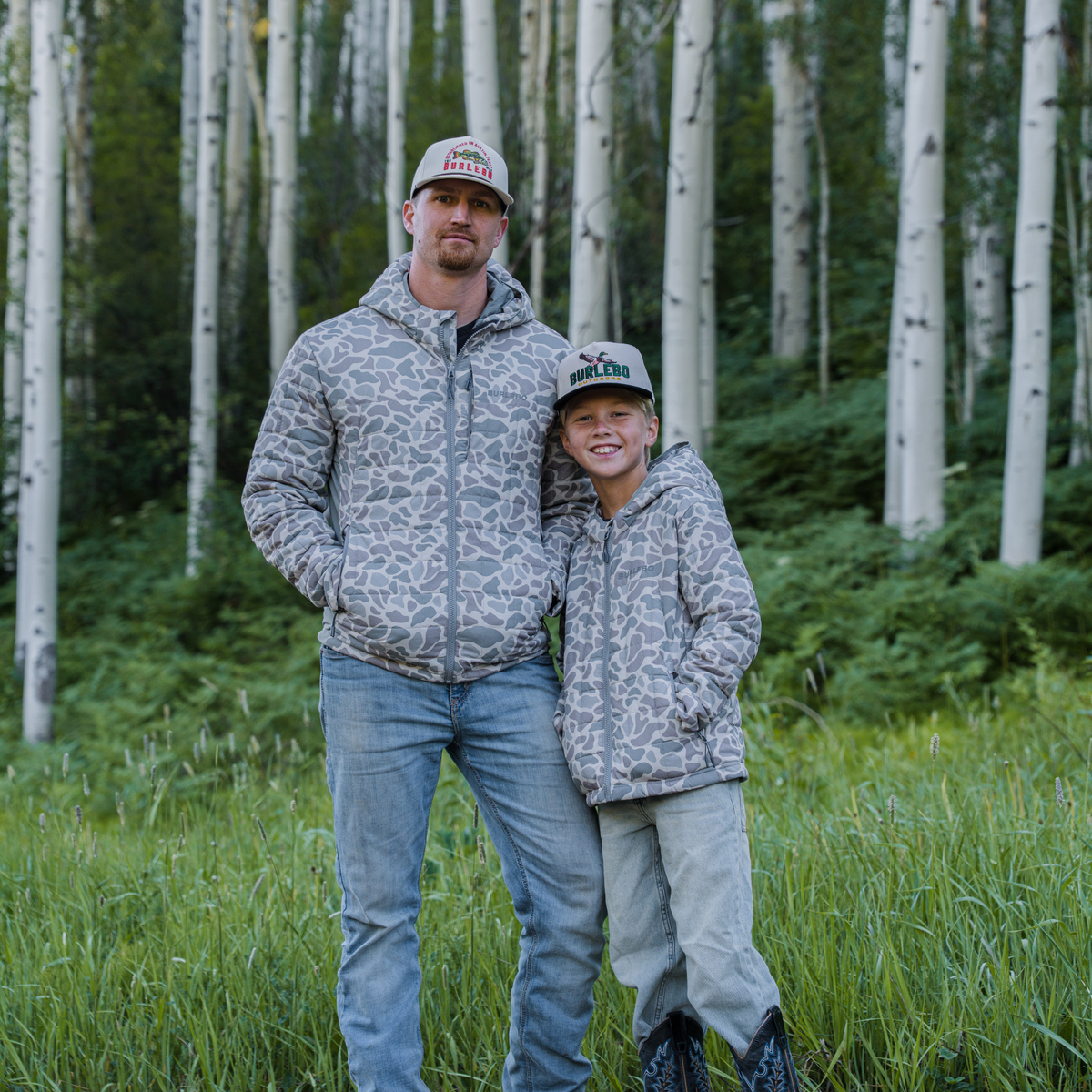 Father and Son Bundle - Puffer Jacket - Classic Deer Camo