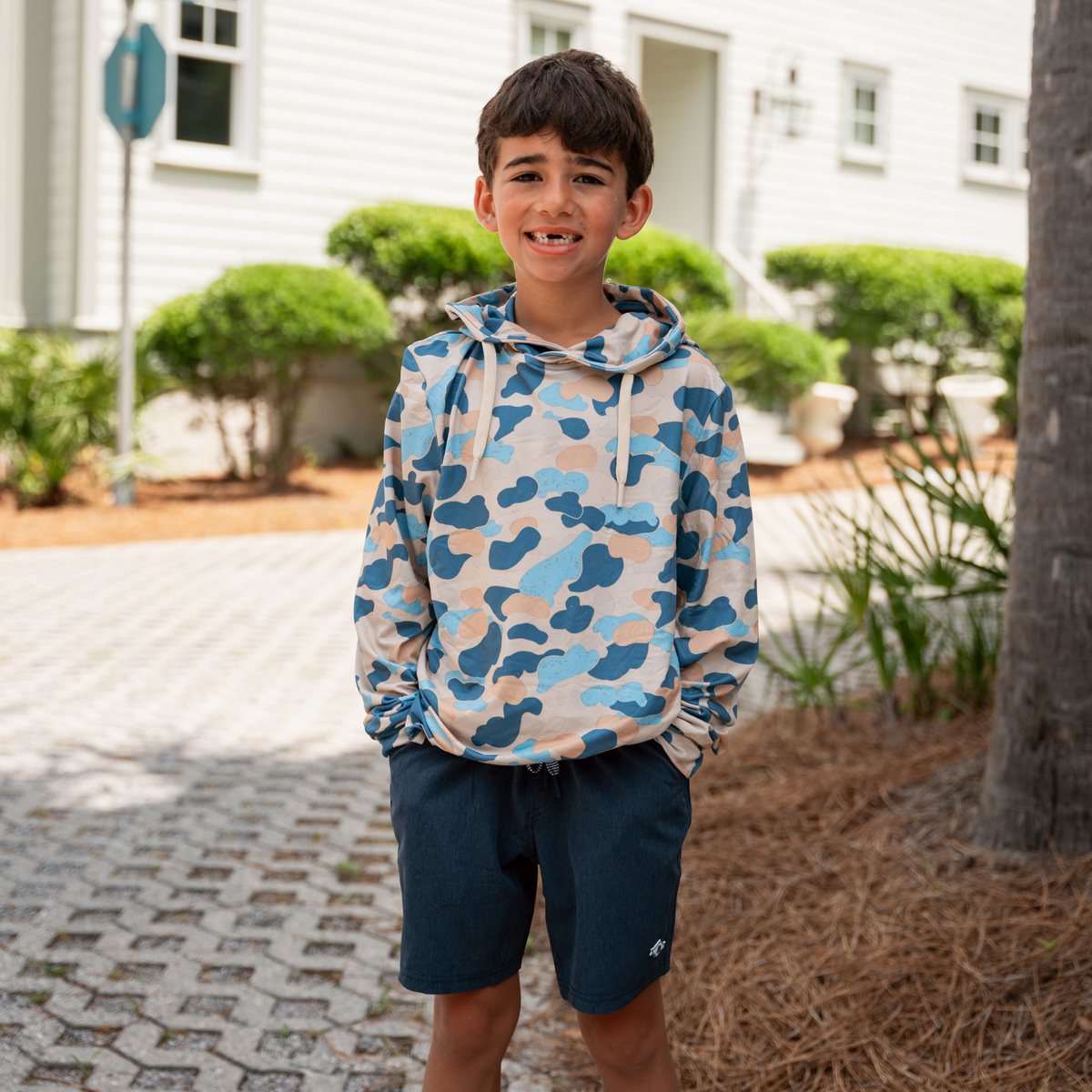 Youth Performance Hoodie - Rockport Camo