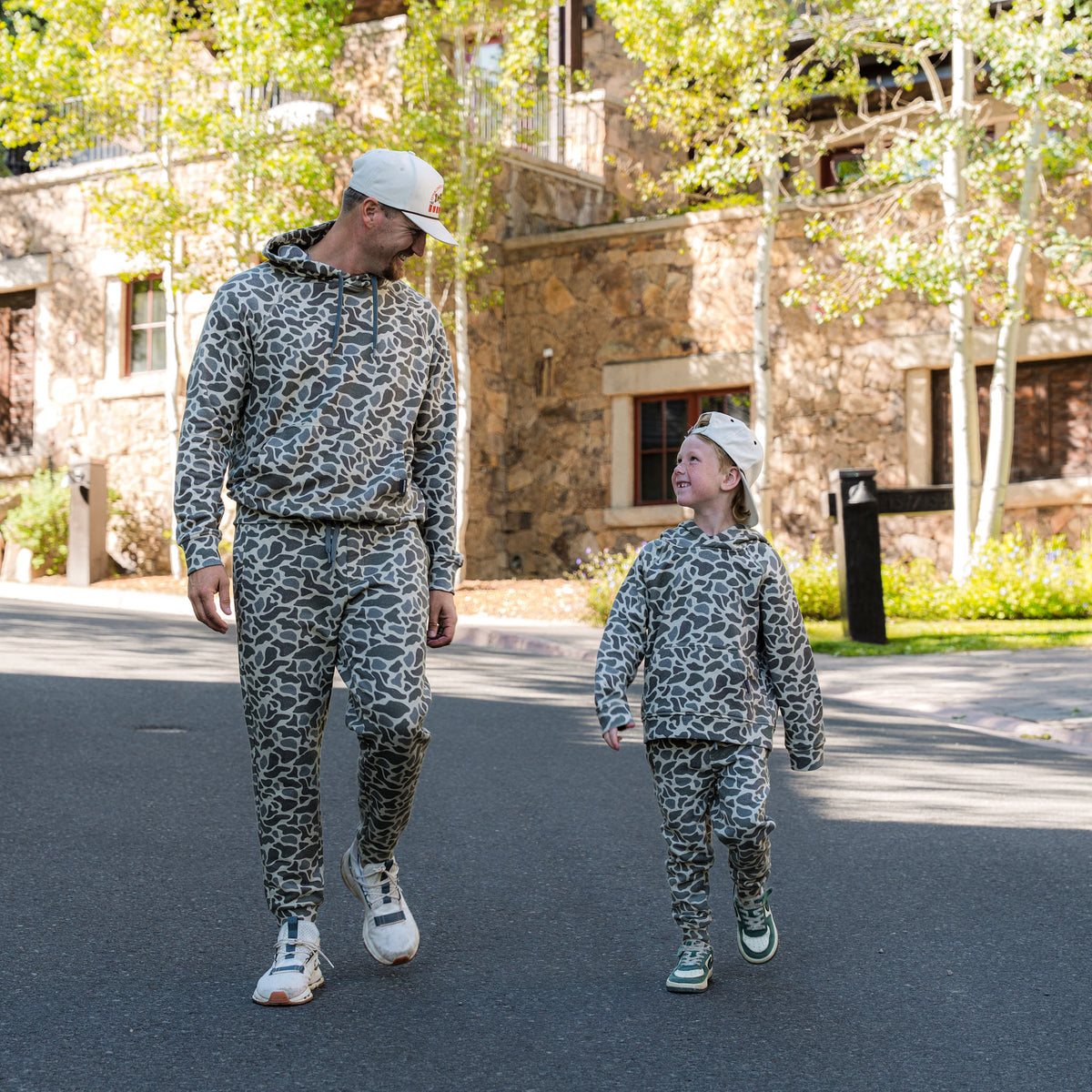 Youth Fleece Jogger - Classic Deer Camo