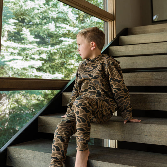 Youth Fleece Hoodie - Gauge Camo
