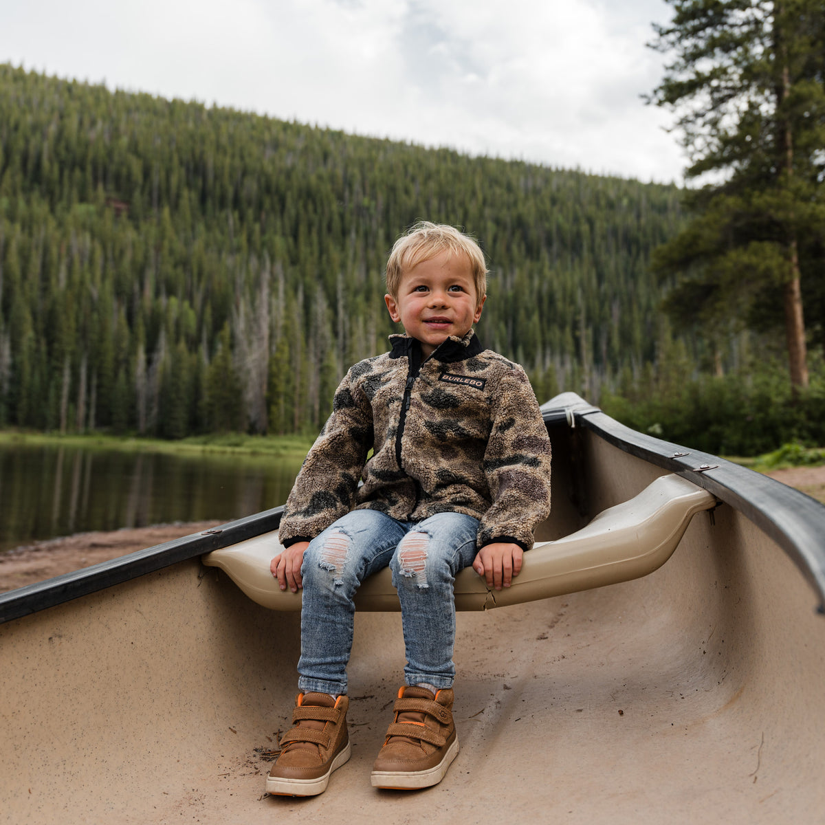 Youth - Full Zip Jacket - Rocky Mountain Sherpa