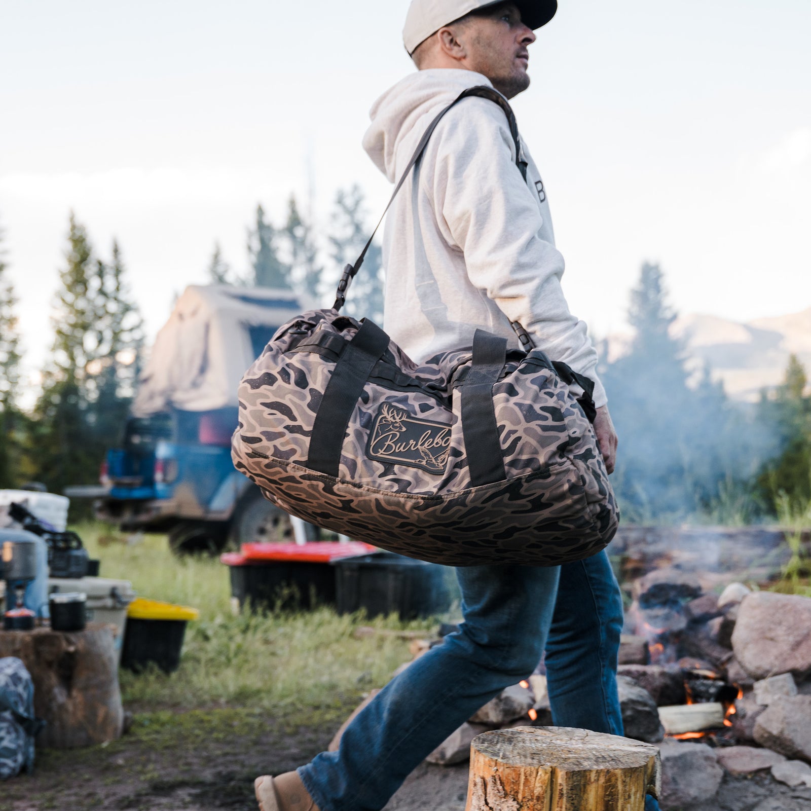 camo travel duffel bag Burlebo Duffle Bag Gauge Camo
