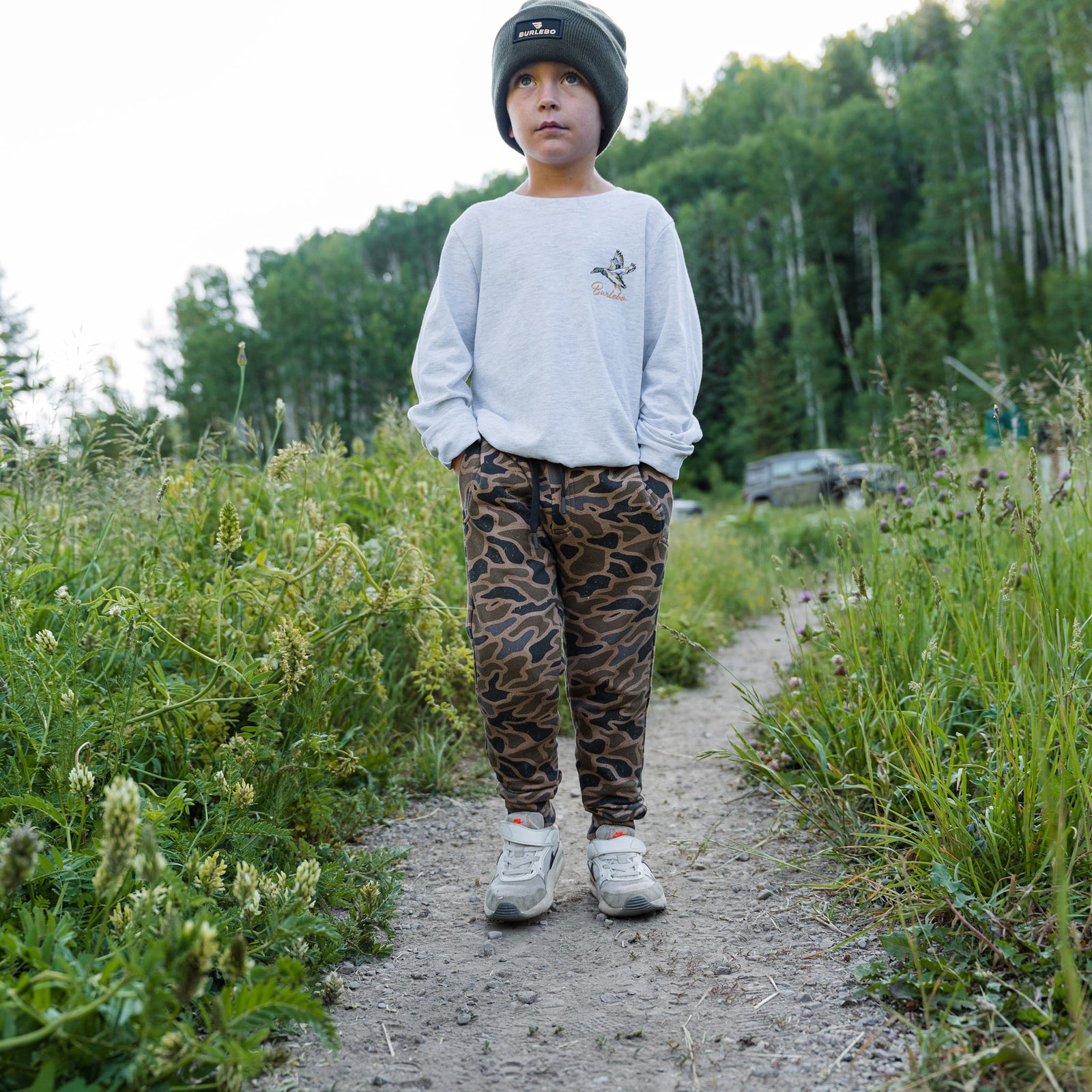 Youth - Fleece Jogger - Gauge Camo