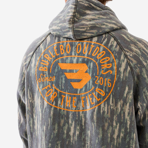 Vintage Washed Graphic Hoodie - Field Badge — image 5