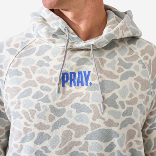 Vintage Washed Graphic Hoodie - Pray — image 4