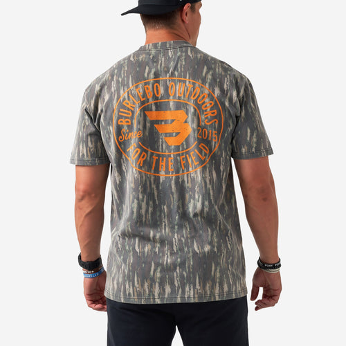 Vintage Washed Graphic Tee - Field Badge — image 2