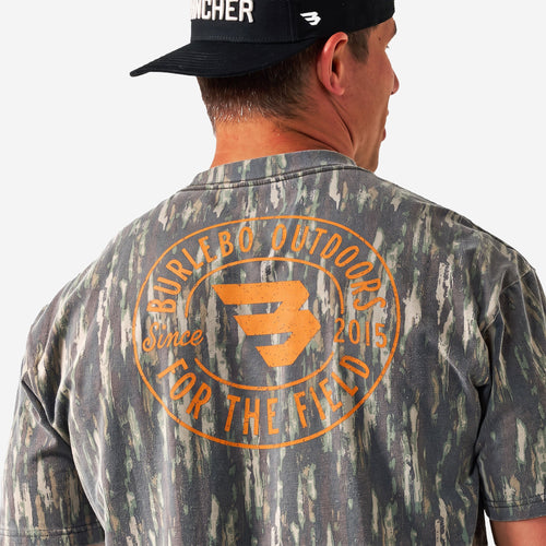 Vintage Washed Graphic Tee - Field Badge — image 3