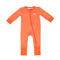 Baby Zip Up - WHATA Logo - Orange
