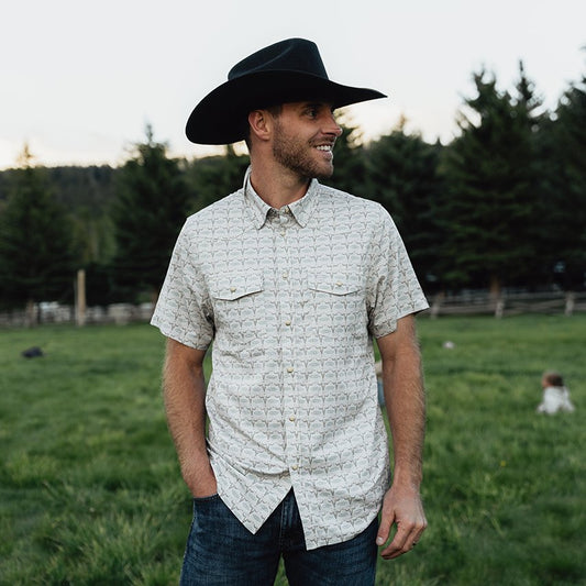 Performance Western Shirt - Skull Rancher