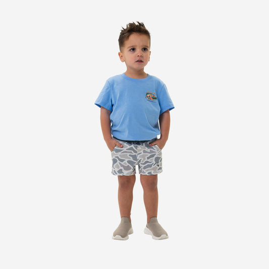 Youth Athletic Short - White Camo