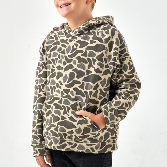 Youth Fleece Hoodie - Classic Deer Camo