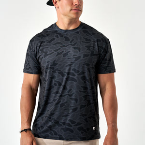 Go To Tee - Black Camo